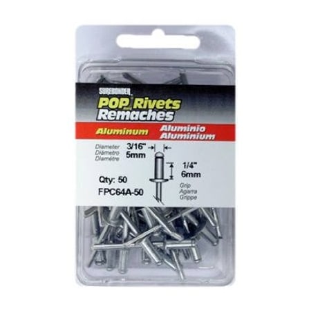 Fpc 50PK MED ALU Rivet FPC64A-50